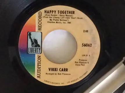 Vikki Carr - A Dissatisfied Man / Happy Together