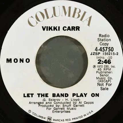 Vikki Carr - Reflections / Let The Band Play On
