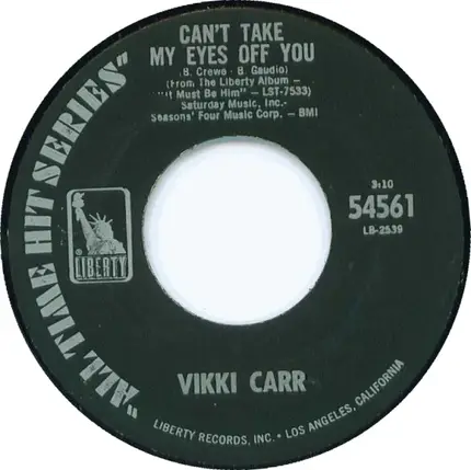 Vikki Carr - It Must Be Him / Can't Take My Eyes Off You