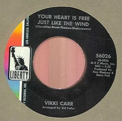 Vikki Carr - She'll Be There / Your Heart Is Free Just Like The Wind