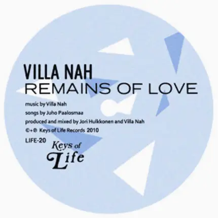 Villa Nah - Remains of Love/ Benny's Burning