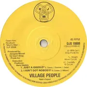 7'' - Village People - Just A Gigolo / I Ain't Got Nobody