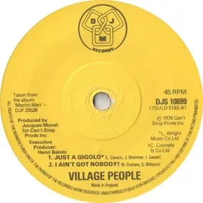 Village People - Just A Gigolo / I Ain't Got Nobody