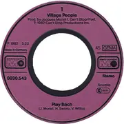 7inch Vinyl Single - Village People - Play Bach