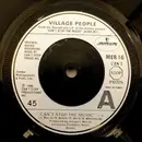 7'' - Village People - Can't Stop The Music - Variant silver plastic injection-moulded label