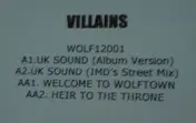 The Villains - UK Sound