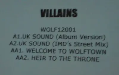 Villains - UK Sound