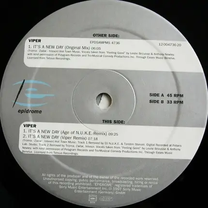 Viper - It's A New Day