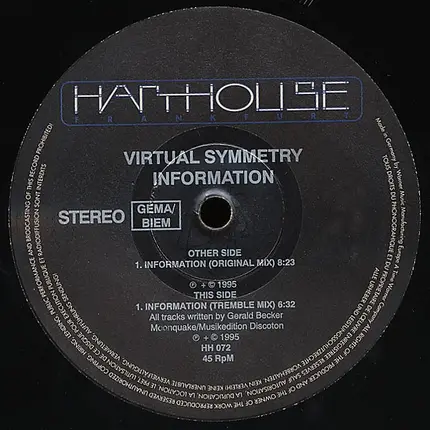 Virtual Symmetry - Information