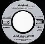 7inch Vinyl Single - Virch Band - Ich Hab Dich So Vermisst