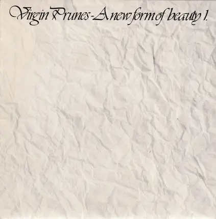 Virgin Prunes - A New Form Of Beauty 1