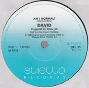 7inch Vinyl Single - Virginia David - Am I Normal? - Blue Labels