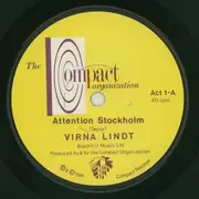 7inch Vinyl Single - Virna Lindt - Attention Stockholm