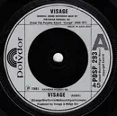 7'' - Visage - Visage - Chinese Picture Sleeve, Silver Labels
