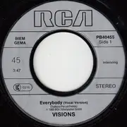 7inch Vinyl Single - Visions - Everybody