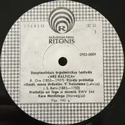 LP - Vita Kalnciema , Kåre Nordstoga , Ines Maidre , Matthias Janz - Ars Baltica Starptautiskais Ērģeļmūzikas Festivāls