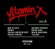 7inch Vinyl Single - Vitamin X - Rip It Out - Insert