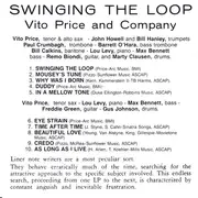 CD - Vito Price - Swingin' The Loop - Mono