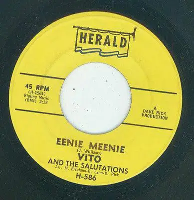 Vito & The Salutations - Eenie Meenie / Extraordinary Girl