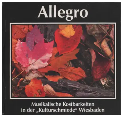 Vivaldi, Scarlati, Abel, Brahms, Beethoven - Allegro. Musikalische Kostbarkeiten in der "Kulturschmiede" Wiesbaden