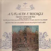 LP - Vivaldi, Biscogli - Trois Concertos pour trompettes, flute, hautbois, basson, violoncelle, harpe, orgue & clavecin