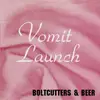 7inch Vinyl Single - Vomit Launch - Boltcutters & Beer - Red Marble vinyl