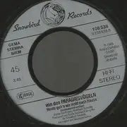 7inch Vinyl Single - Von Den Paradiesvögeln - Heute Geh'n Wir Nicht Nach Hause