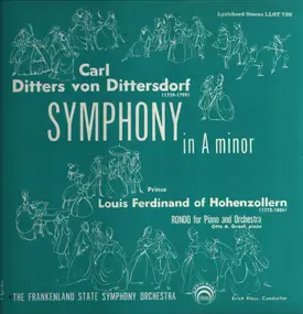 Von Dittersdorf - Symphony In A Minor / Rondo For Piano And Orcherstra