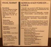 CD - Vocal Summit : Lauren Newton , Urszula Dudziak , Jeanne Lee , Jay Clayton & Bobby McFerrin - Sorrow Is Not Forever-Love Is
