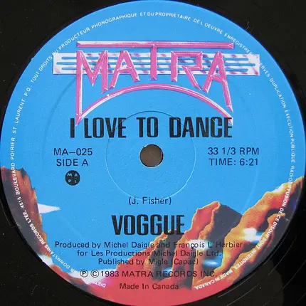 Voggue - I Love To Dance