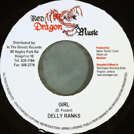 Voicemail / Delly Ranks - Tonight / Girl