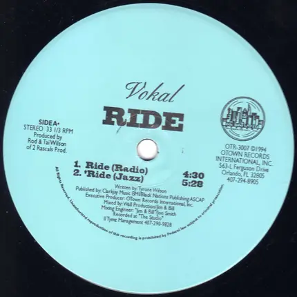 Vokal - Ride