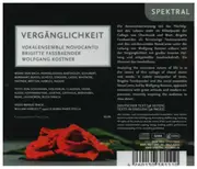 CD - Vokalensemble Novocanto / Brigitte Fassbaender / Wolfgang Kostner - Vergänglichkeit