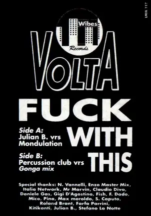 Volta - Fuck With This