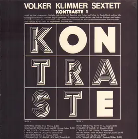 Volker Klimmer Sextett - Kontraste 1