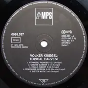 LP - Volker Kriegel - Topical Harvest