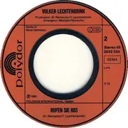 7inch Vinyl Single - Volker Lechtenbrink - Ich Mag