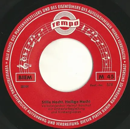 Volksliederchor Helmut Banzhaf - Stille Nacht, Heilige Nacht