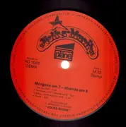 LP - Volks-Musik - Morgens um 7 - abends um 8 - +poster