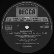 LP - Ashkenazy, Tchaikovsky / Modest Mussorgsky / The London Symphony Orchestra - Piano Concerto No.1 / Pictures At An Exhibition - FFSS