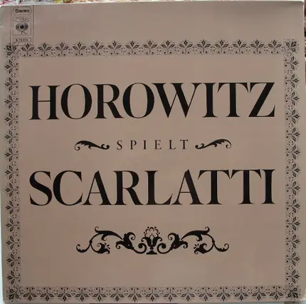 Sarlatti - Horowitz Spielt Scarlatti