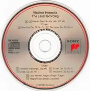 CD - Vladimir Horowitz / Haydn / Chopin / Liszt / Wagner - The Last Recording