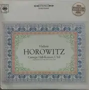 LP - Vladimir Horowitz - Carnegie Hall-Konzert, 1. Teil