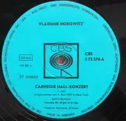 LP - Vladimir Horowitz - Carnegie Hall-Konzert, 1. Teil