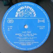 LP - Haydn / Giuliani / Vladimír Mikulka - Quartet In D Major For Guitar, Violin And Cello / Concerto In A Major For Guitar And Strings