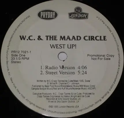 W.C. & The Maad Circle - West Up!
