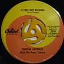 7inch Vinyl Single - Wanda Jackson And The Party Timers - Little Boy Soldier / I Talk A Pretty Story