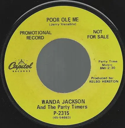 Wanda Jackson And The Party Timers - I Wish I Was Your Friend