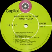 LP - Wanda Jackson - In Person Live At 'Mr Lucky's' In Phoenix Arizona