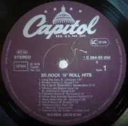 LP - Wanda Jackson - 20 Rock 'N' Roll Hits - Dark purple label